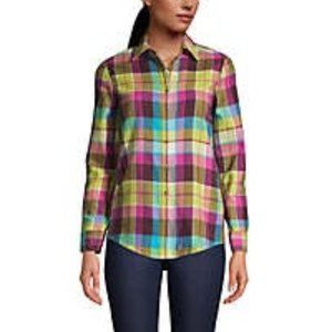 COPY - Lands' End Women's Tall Boyfriend Fit Flannel